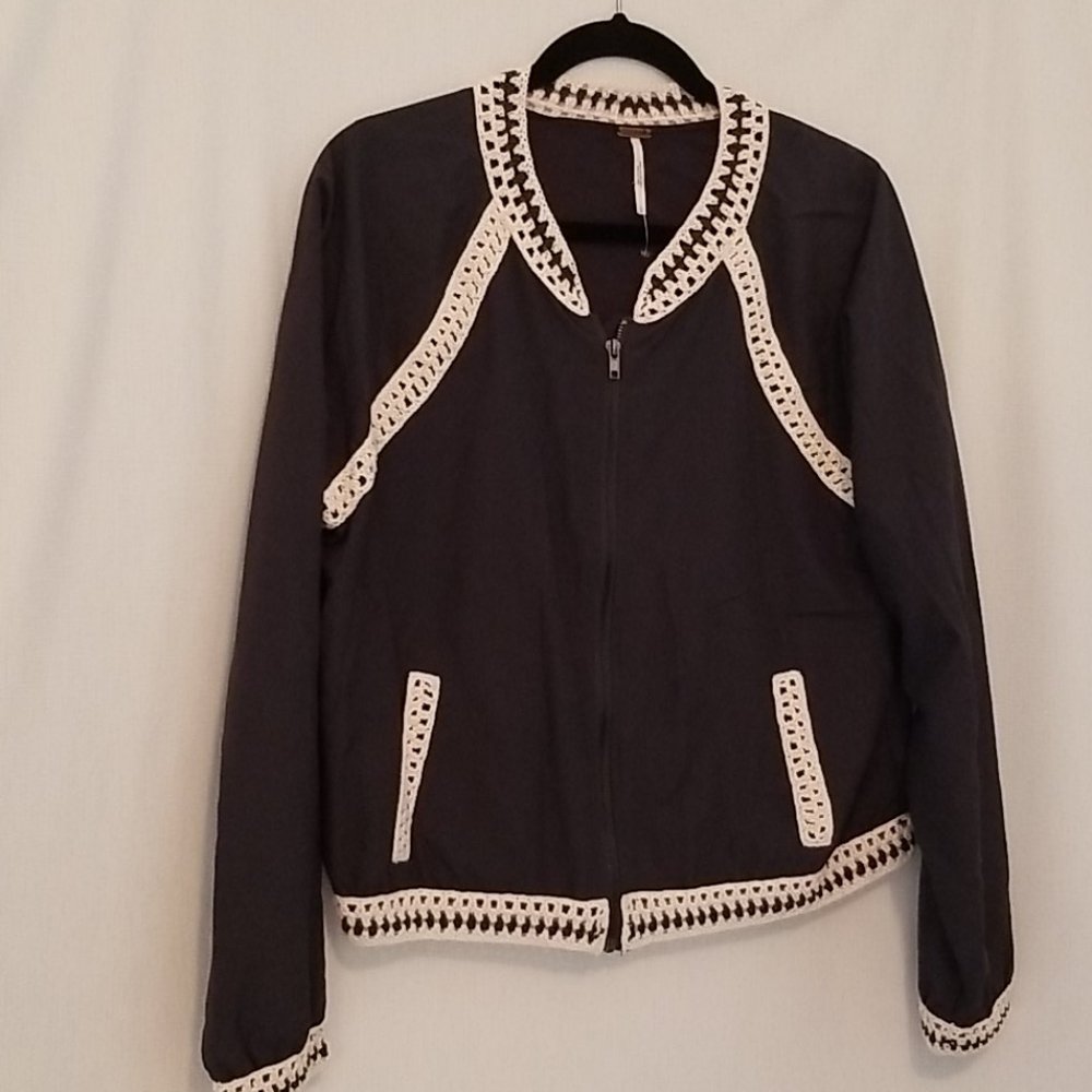 NWOT!  Free People lightweight jacket size L